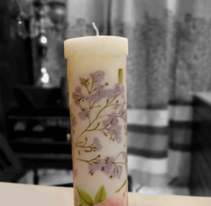 Decoupage Candles